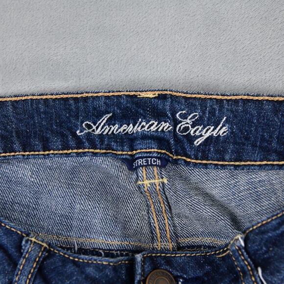 American Eagle Jeans Womens 12 Boyfit (34x26) Blue Denim - Picture 2 of 11